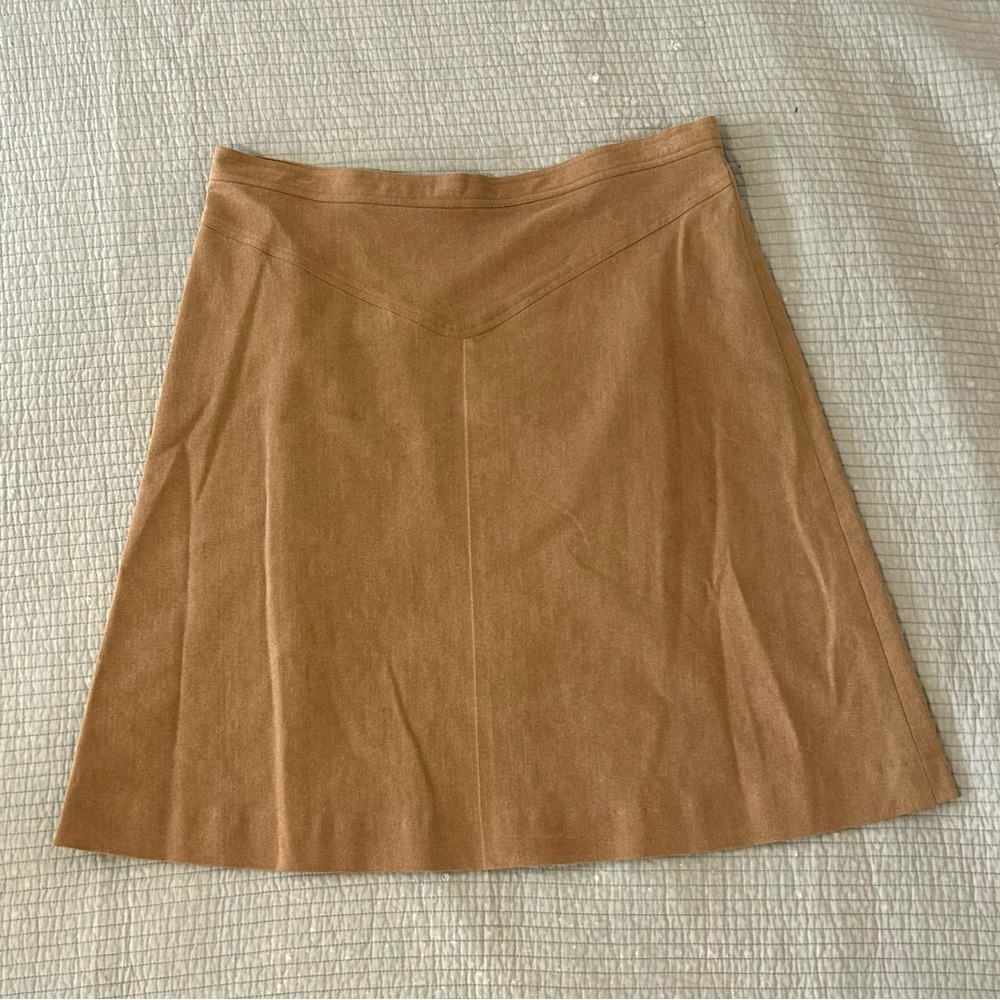 Tan Suede Skirt
